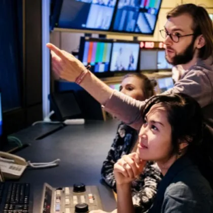Live broadcast production using low-latency event internet