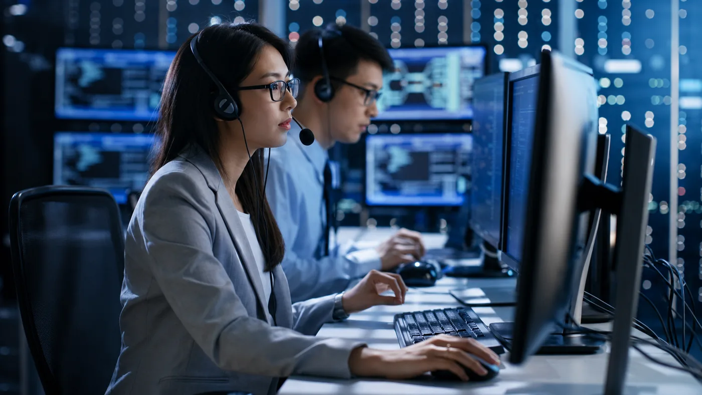 Bluewave security operations team monitoring enterprise systems